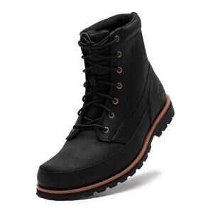 TIMBERLAND MEN'S 9.5 ATTLEBORO MID LACE BOOT JET BLACK NIB TB1A657D015